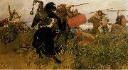Viktor Vasnetsov Fight of Scythians and Slavs oil